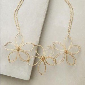 NWT Anthropologie En Fleur Bib Necklace